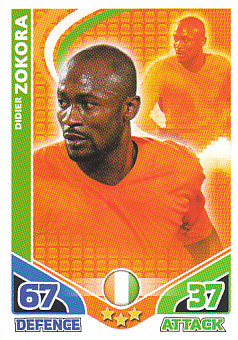 Didier Zokora Cote D'Ivoire 2010 World Cup Match Attax #145